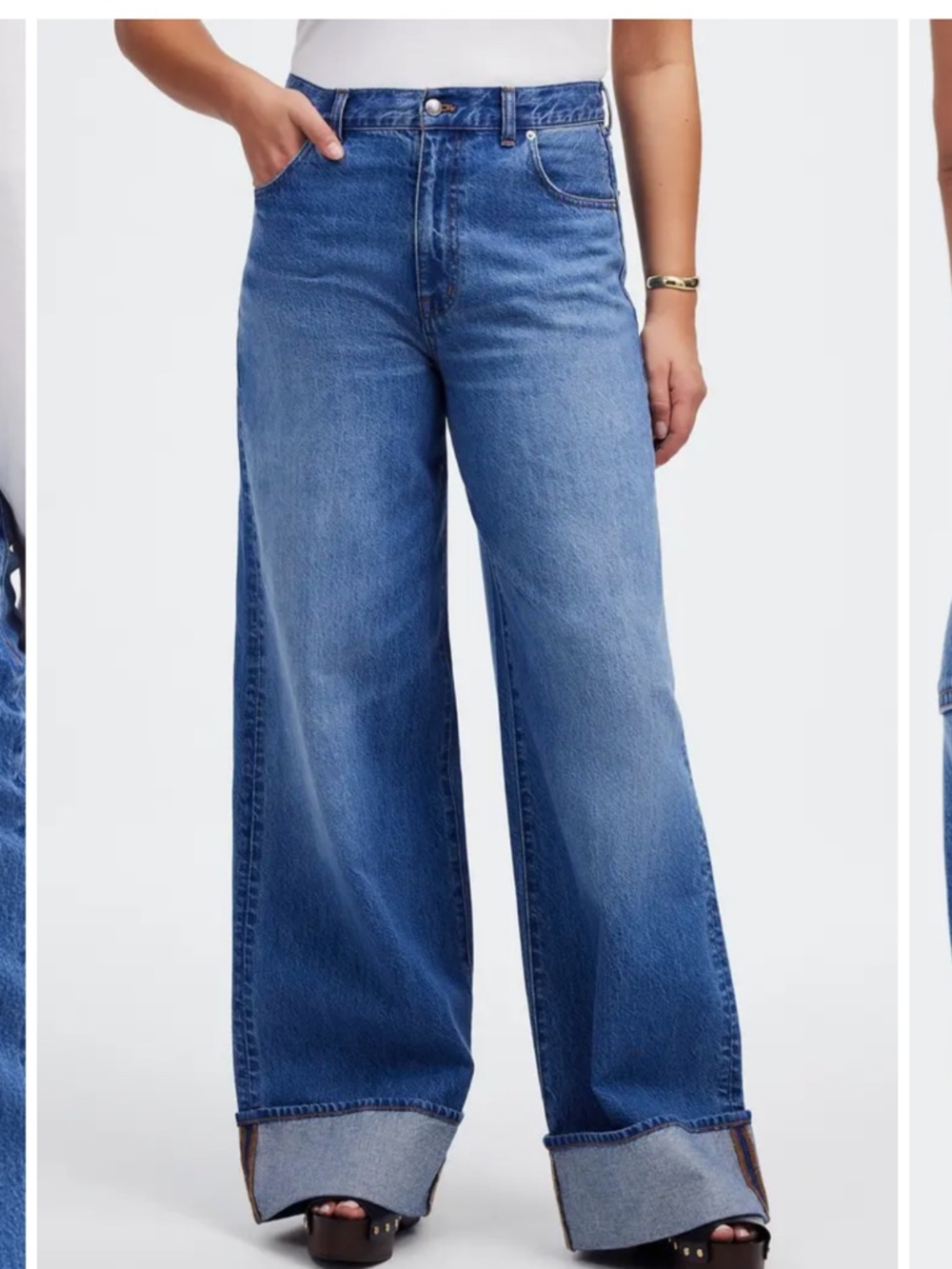 Madewell Super Wide-Leg Jeans in Fannin Wash